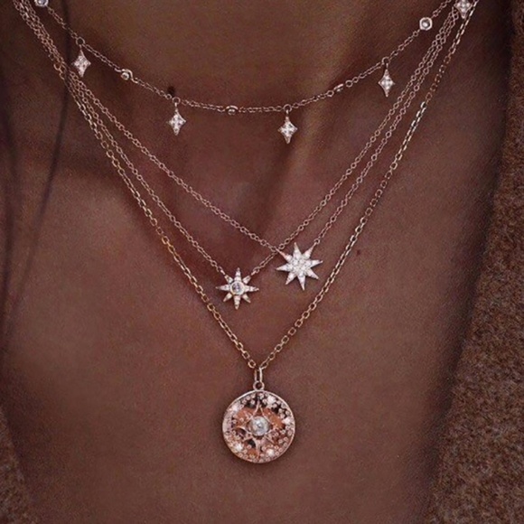 Jewelry - Boho Chic Stars Multilayer Necklace